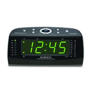 Roberts Chronoplus2 FM/MW Dual Alarm Clock with Instant Time Set-0