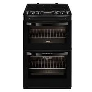 Zanussi 55cm Freestanding Electric Cooker I Black -0