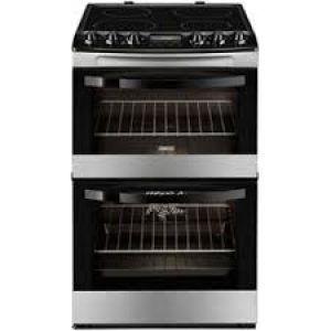 Zanussi 55cm Freestanding Electric Cooker I Stainless Steel -0