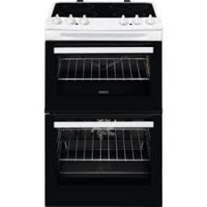 ZANUSSI 55 cm Electric Ceramic Cooker - White-0