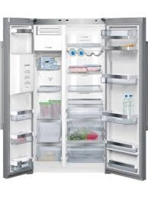 Belling 70/30 Non plumbed Freestanding American Fridge Freezer I Stainless Steel-16717