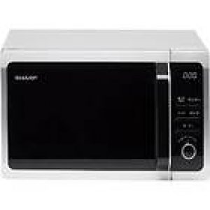 Sharp 800W 20L Freestanding Microwave I Silver-0
