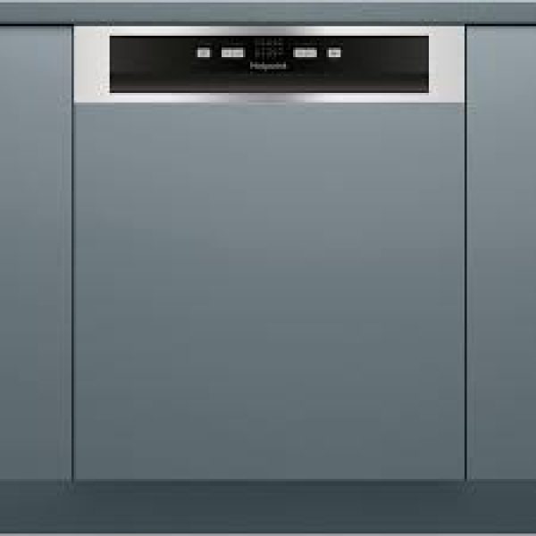 Hotpoint Semi-Integrated 13 Place Dishwasher Stainless Steel-0