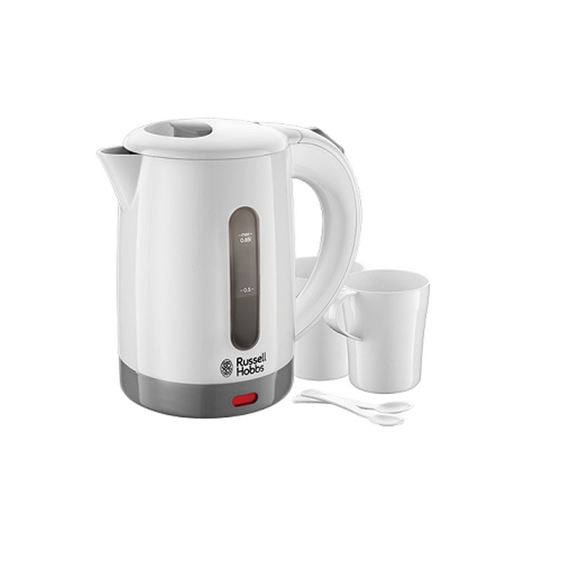 RUSSELL HOBBS Adventure Jug Kettle - Silver - Ennis Electrical