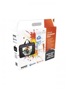 Port Laptop Accessory Bundle with Red Case-0