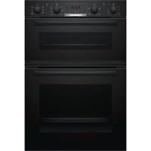Bosch Serie 4 Electric Built-In Double Oven - Black-0