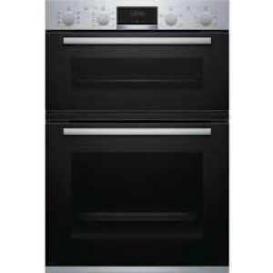 Bosch Serie 4 Built-In Electric Double Oven I Stainless Steel -0