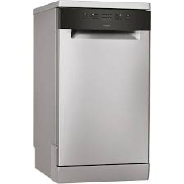 Whirlpool 45cm SupremeClean Freestanding Slimline Dishwasher I Stainless Steel-0