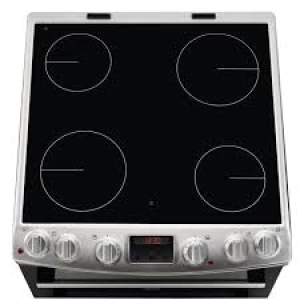 Zanussi 60cm Double Cavity Electric Oven I Stainless Steel-16711