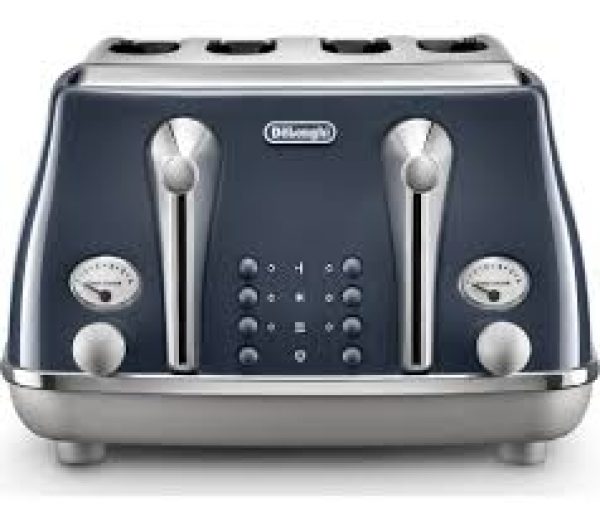 DELONGHI Icona Capitals 4-Slice Toaster - Blue-0