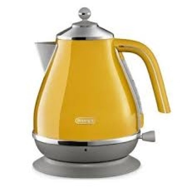 DELONGHI Icona Capitals Jug Kettle - Yellow-0