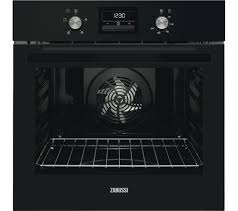 Zanussi Single Built In Electric Oven Black-0