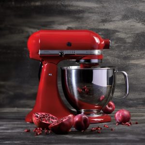 KitchenAid - Artisan 4.8L Stand mixer - Red-17087