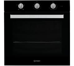 Indesit Single Built in Electric oven - Black-0