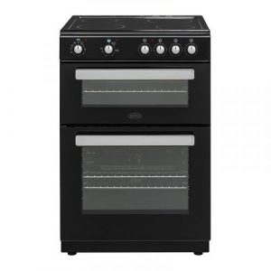 Belling 60cm Freestanding Black Electric Cooker -0