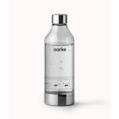 Aarke Pet Water Bottle - Polished Steel