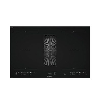 De Dietrich 80CM 4 Zone Venting Induction Hob - Coal Black