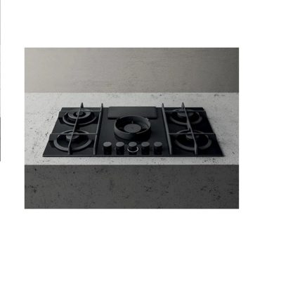 Elica Nikolatesla Flame Extractor Hob Black - Duct Out