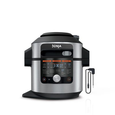 Ninja Foodi Max 15-in-1 SmartLid, Stainless Steel & Black | OL750UK