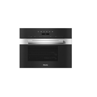 Miele Built-In Steam Oven, Stainless Steel/Black | DG7240
