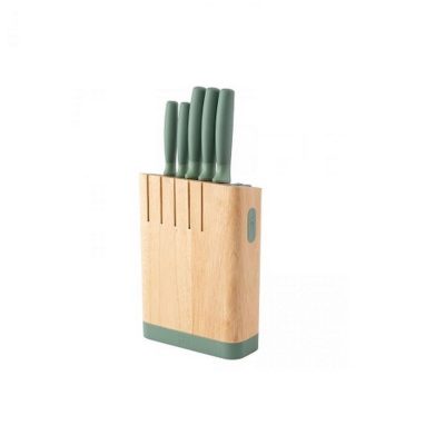 Berghoff Leo 6 Piece Knife Block - Forest Green