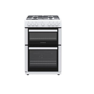 Nordmende 60cm LPG Twin Cavity Cooker -  White | CTG62LPGWH