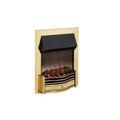 Dimplex Dumfries Brass Optiflame 3D Electric Inset Fire