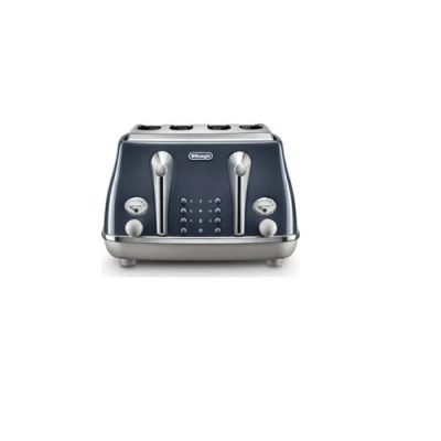 DELONGHI Icona Capitals 4-Slice Toaster - Blue