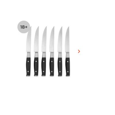 Ninja Foodi StaySharp Steak Knives – 6-Piece Set
