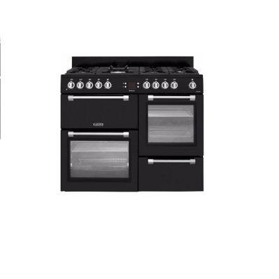 Leisure Cookmaster, 110cm, Dual Fuel, Range Cooker - Black
