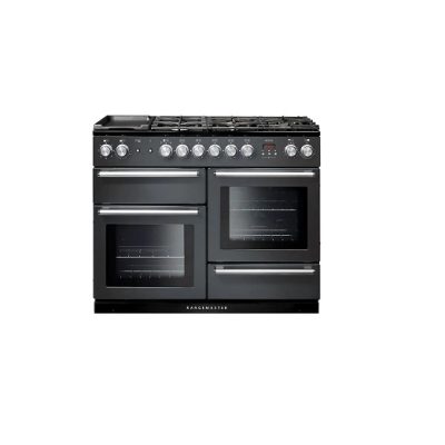 Rangemaster NEX110DFFSL/C Nexus Dual Fuel 110 Range Cooker - Slate Chrome