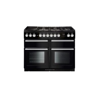 Rangemaster Nexus SE Dual Fuel 110 Range Cooker - Black Chrome