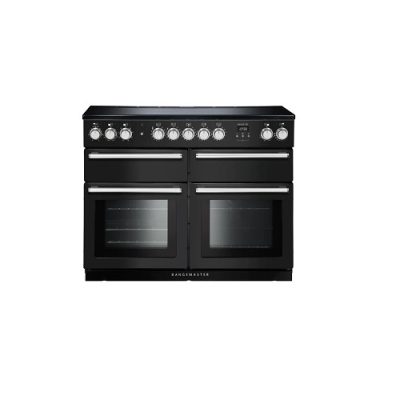 Rangemaster Nexus SE 110cm Electric Induction Range Cooker - Charcoal Black/Chrome