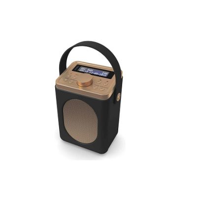 Majority Little Shelford Portable Radio with Bluetooth - Black