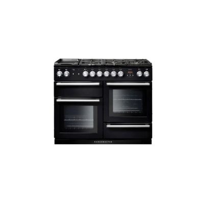 Rangemaster NEX110DFFBL/C Nexus 110cm Dual Fuel Range Cooker - Black