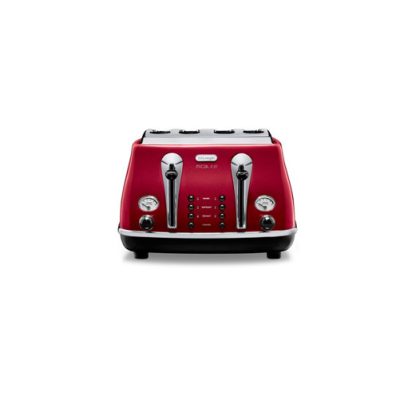 DELONGHI Micalite 4-Slice Toaster - Red