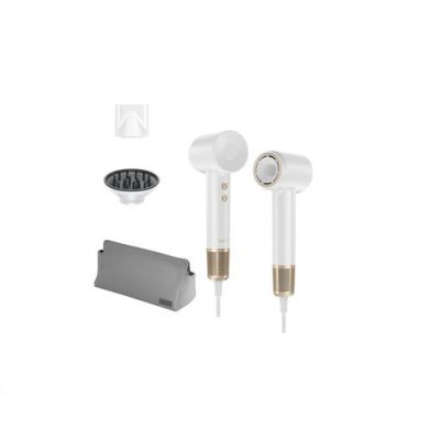 Laifen Swift Premium Hairdryer with Attachments & Carry Case - White