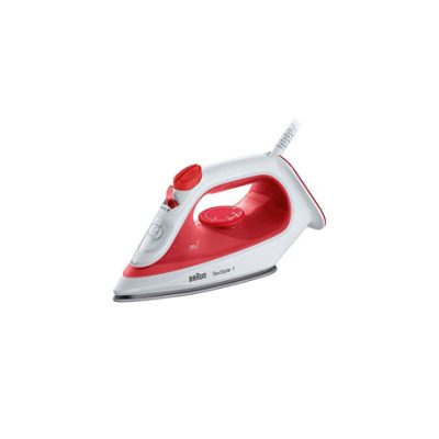 Braun TexStyle 1 Steam Iron - Red/white | SI 1019