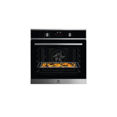 Electrolux Single Oven Pyrolytic, air fry, steel | EOM6P46X