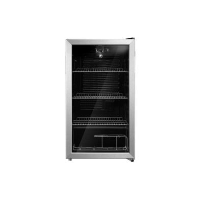 Powerpoint 93L Under Counter Beverage Cooler - Black with Silver Frame | P4962MDBCE