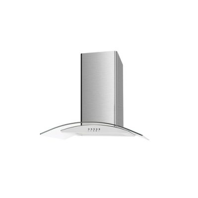 Cata 70cm Curved Glass Chimney Hood - Stainless Steel || UBSCG70SS