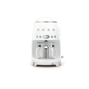 Smeg 50s Retro Design Drip Coffee Machine in White | DCF02WHUK