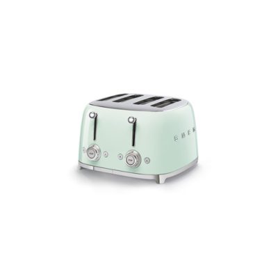 Smeg 50’s Retro Style Aesthetic 4 Slice Toaster – Pastel Green
