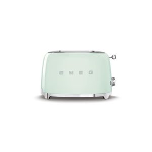 Smeg 50's Style 2 Slice, 2 Slot Toaster Gloss Pastel Green
