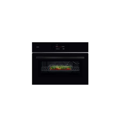 AEG 8000 MealAssist Built-in Combination Microwave - Black | TK8NK721B