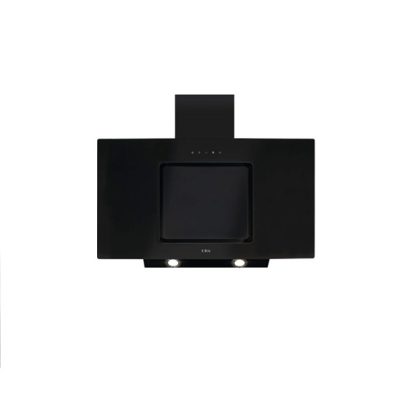 CDA 90cm Angled Chimney Cooker Hood with Touch Controls – Black – EVA90BL