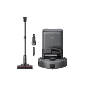 EUFY E20 3-in-1 Robot, Cordless & Handheld Vacuum Cleaner – Black & Grey | T2070G10