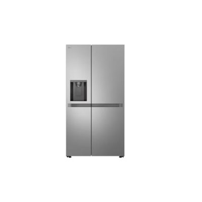 LG Plumbed NatureFresh Side-By-Side Fridge Freezer 641L - Prime Silver | GSLC40PYPE