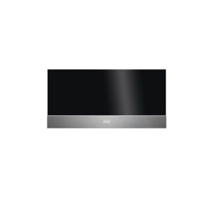 AEG 29cm Warming Drawer - Black Glass & Stainless Steel | KDK912924M