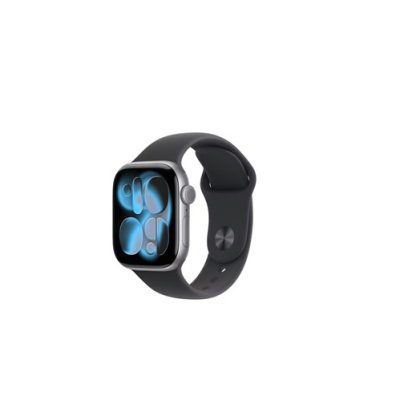 Apple Watch Series 11 42mm – Space Grey Aluminum – Black Sport Band S/M | MEQW4MP/A